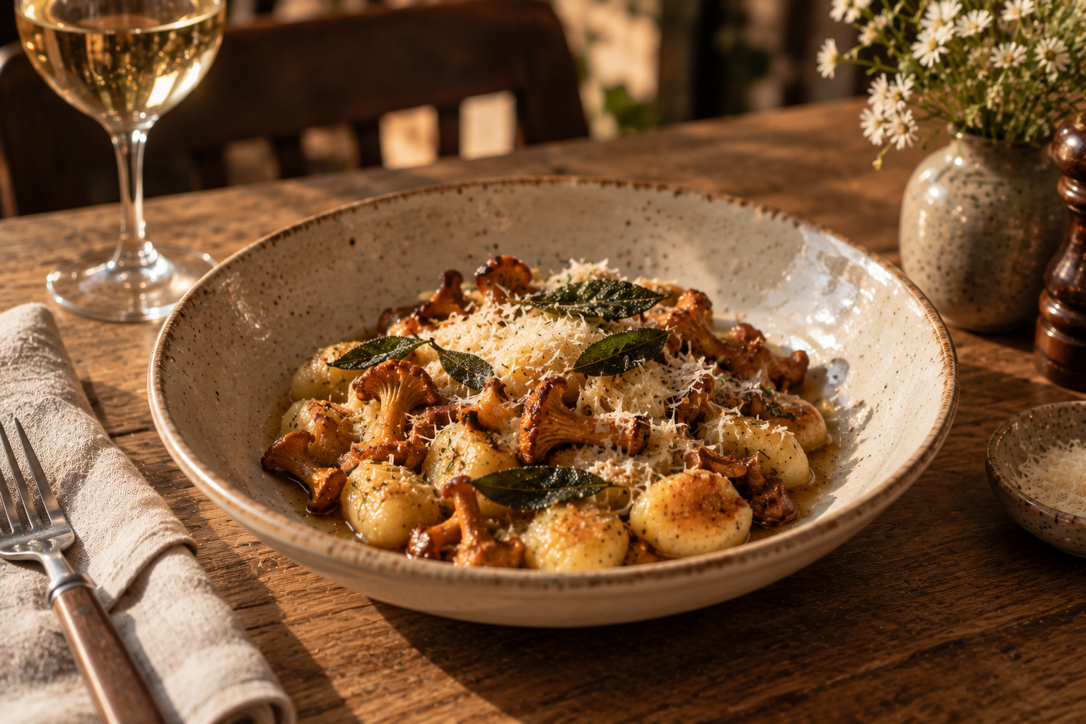 Gnocchi z kurkami